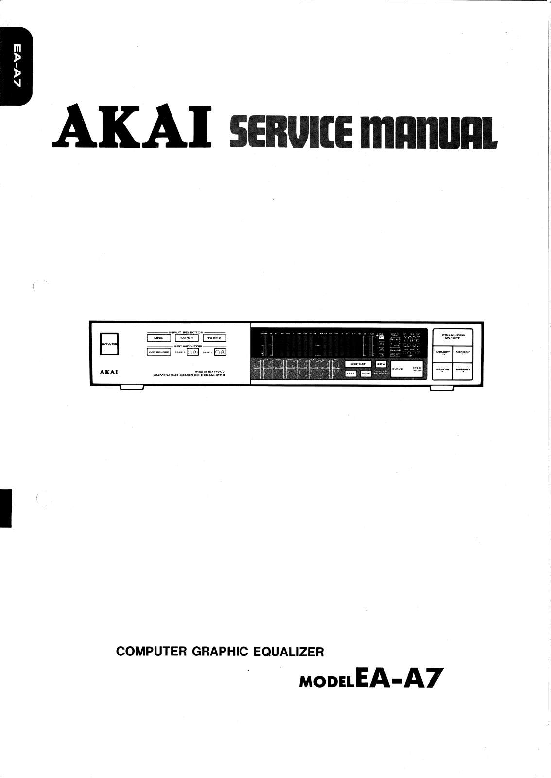 Akai EAA-7 Service manual