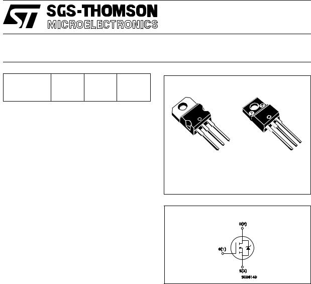 SGS-THOMSON STP7NB40, STP7NB40FP Technical data