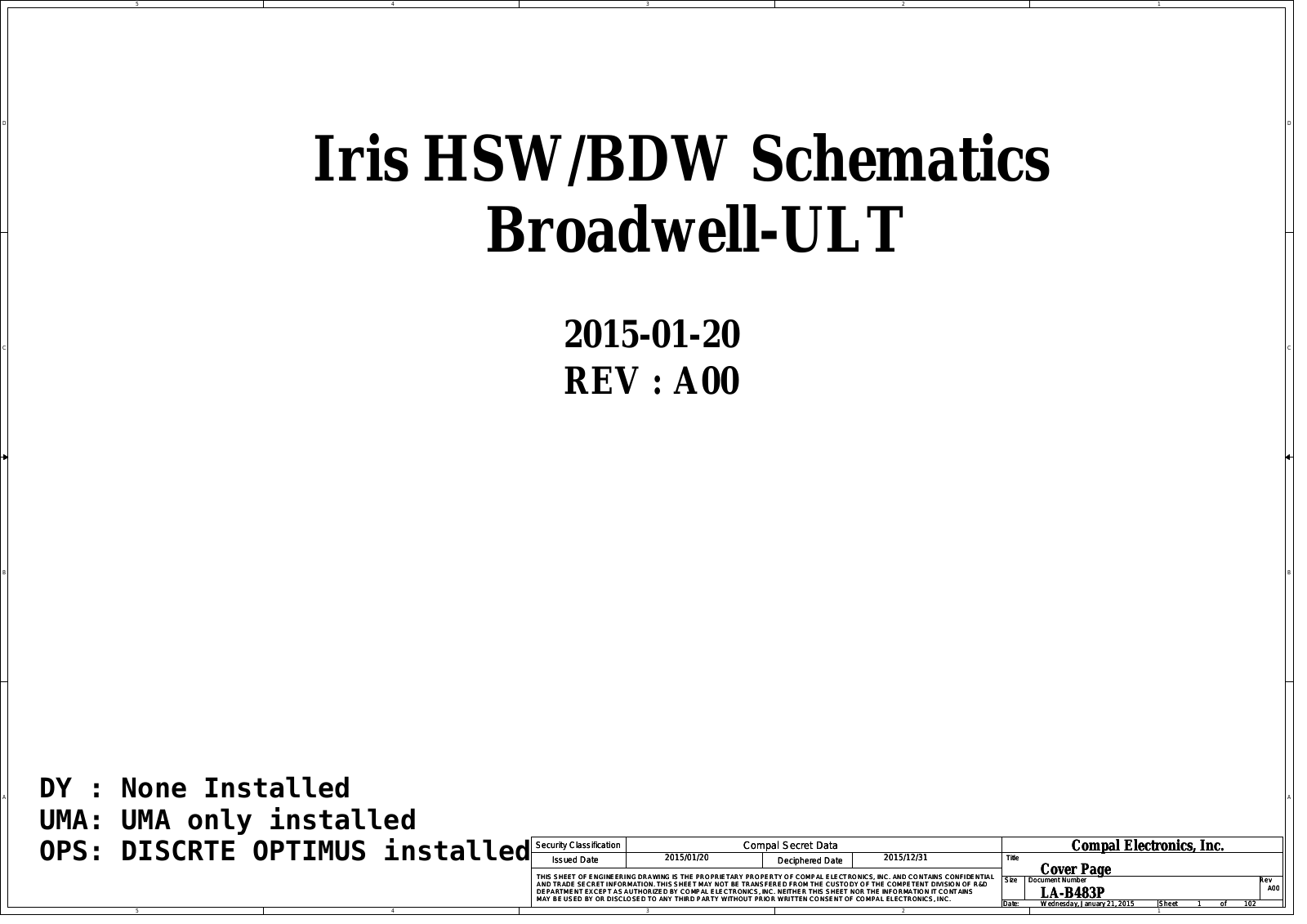 Dell Inspiron 15 3558 Schematics