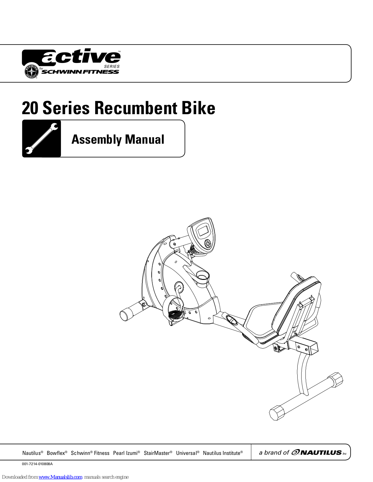 Schwinn 20 Series, 20 Assembly Manual - ManualMachine.com