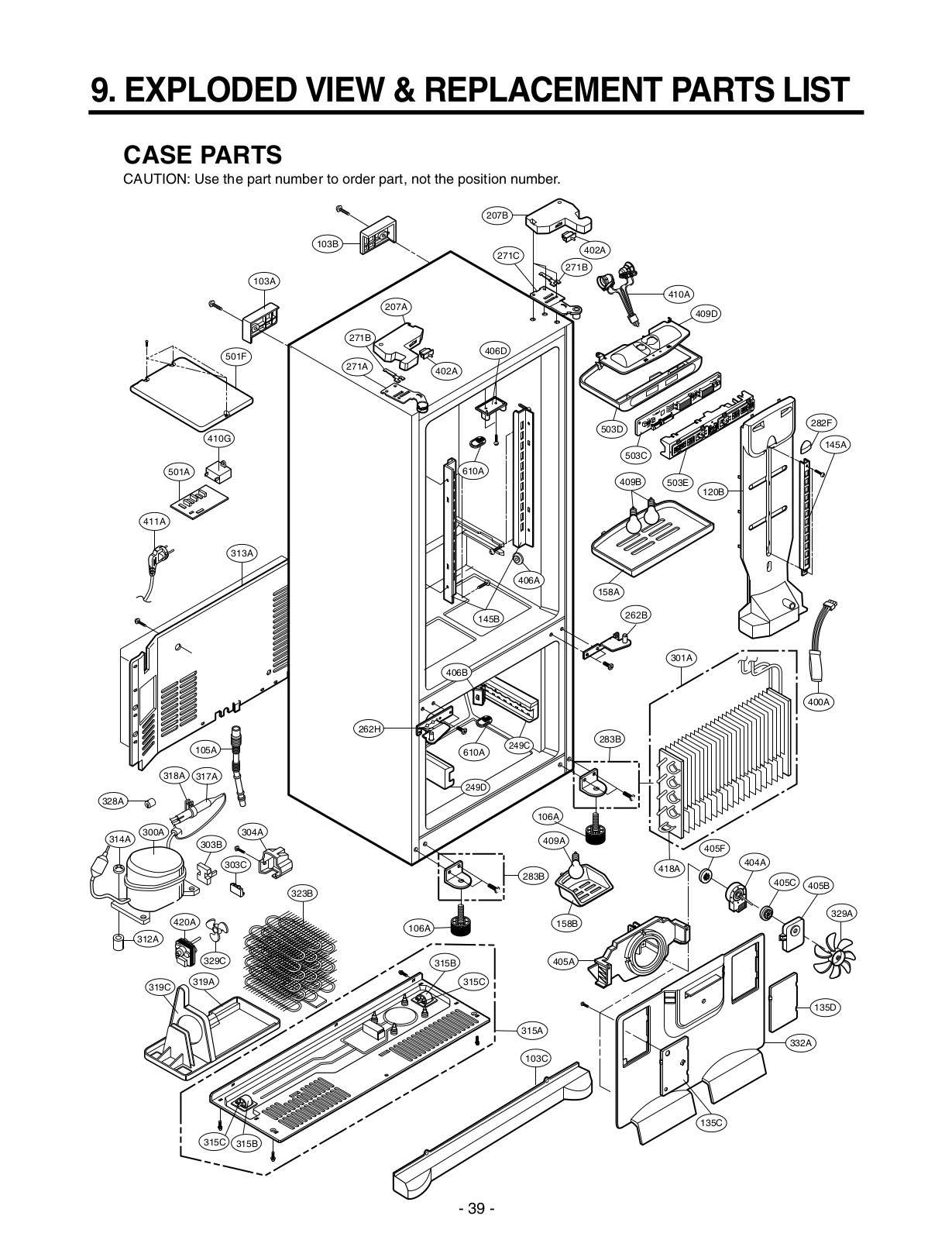 Ensa LRFC25750xx Diagram