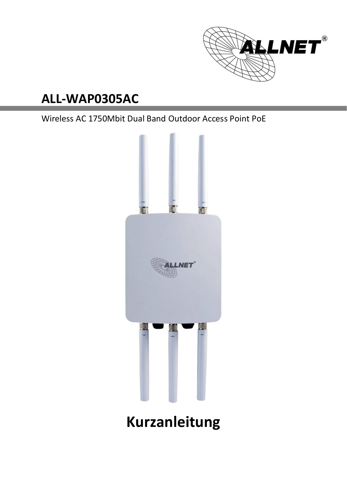 Allnet ALL-WAP0305AC User manual