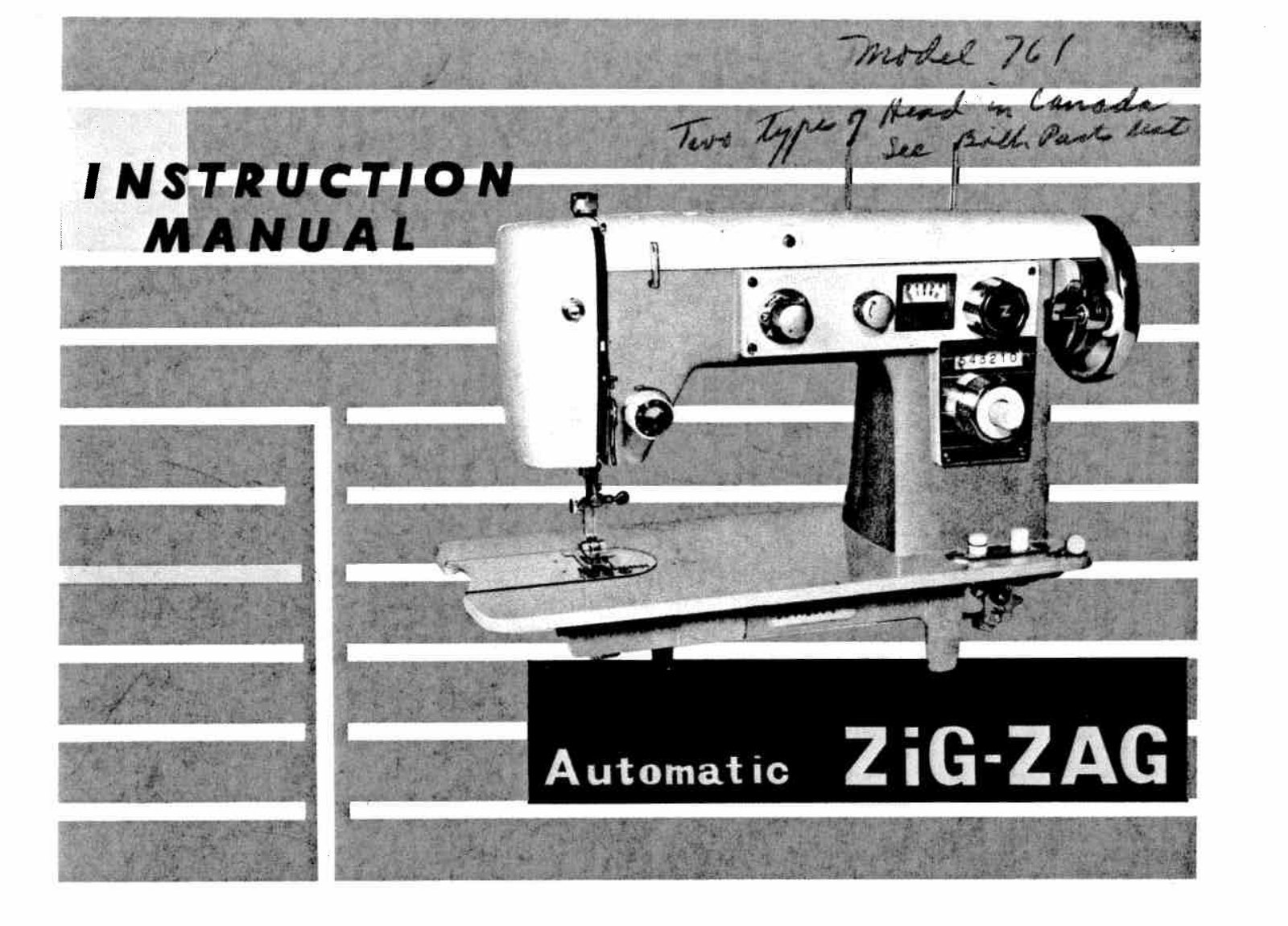 White 761 Instruction Manual