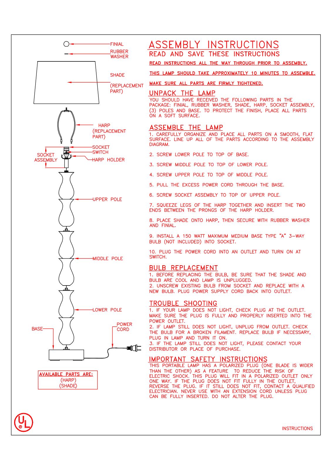Red Barrel Studio W002898488 Assembly Instructions - ManualMachine.com