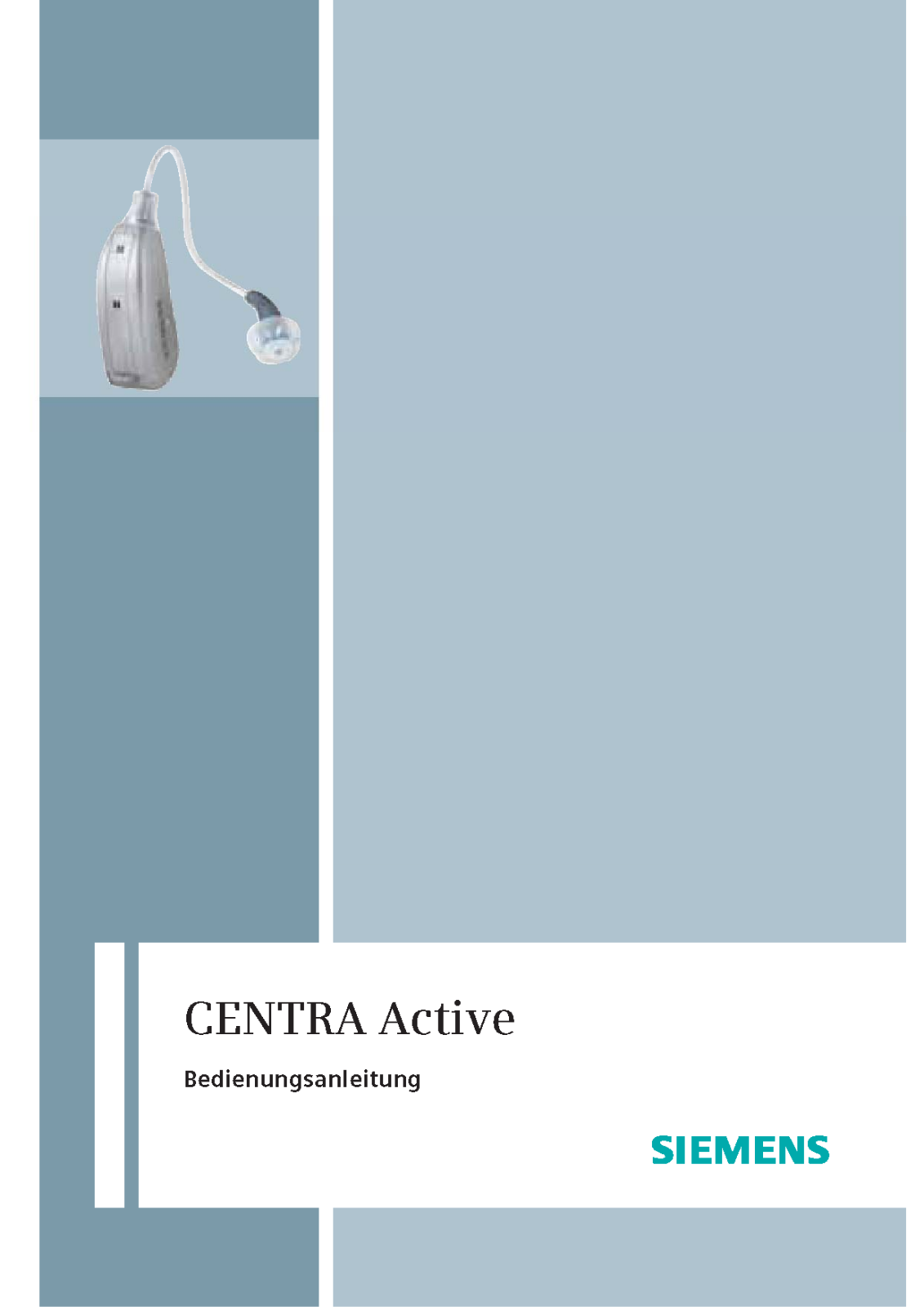 Siemens CENTRA ACTIVE User Manual