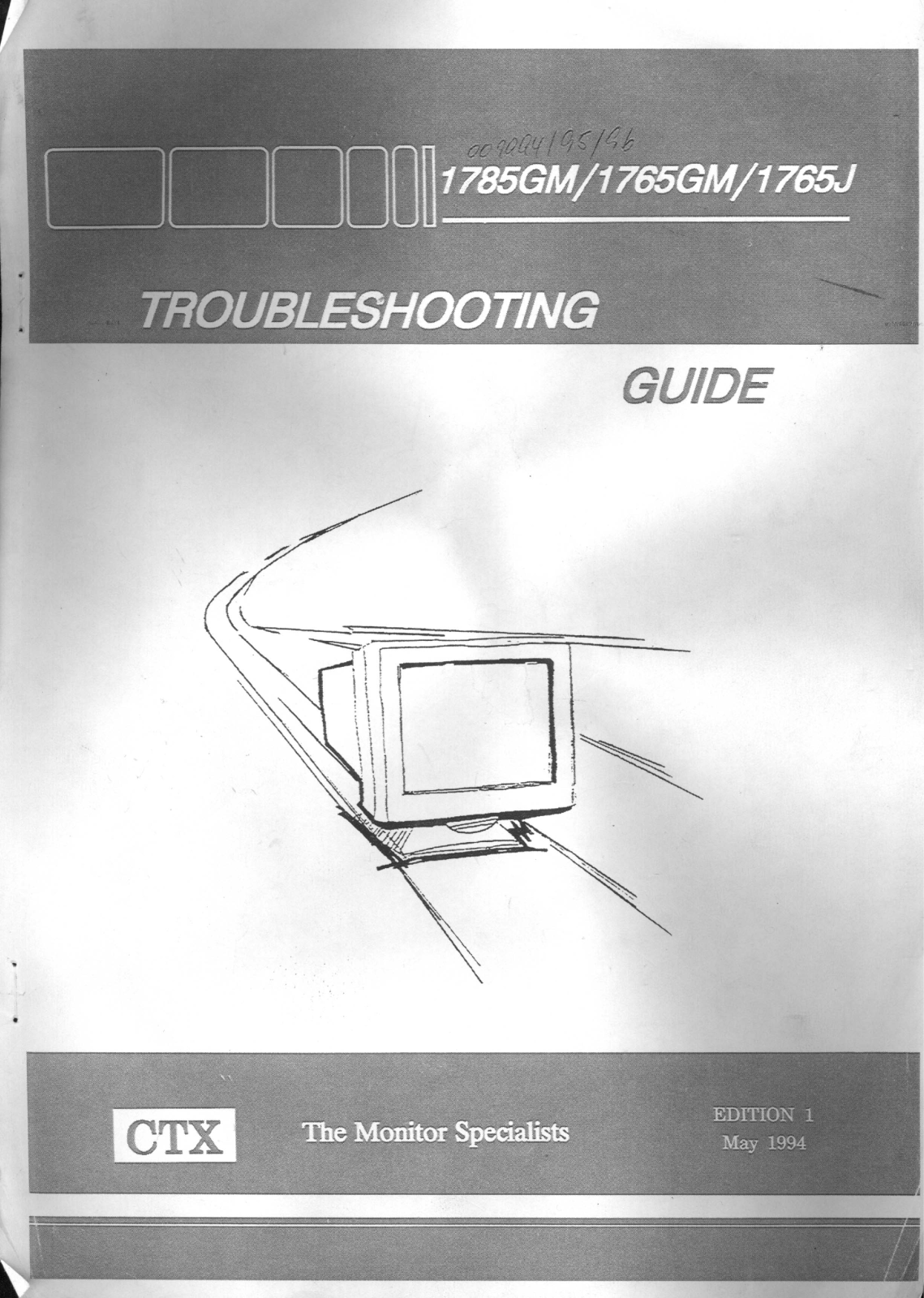 CTX 1765J, 1765GM, 1785GM Service Manual