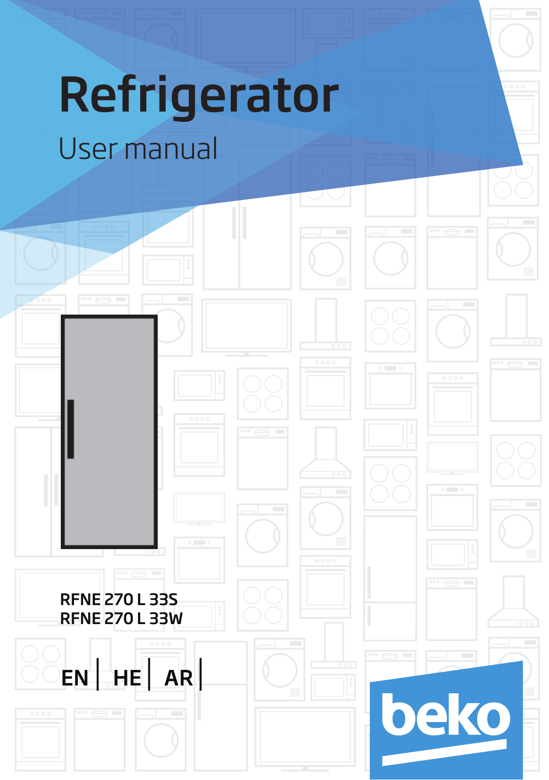 Beko RFNE 270 L 33S, RFNE 270 L 33W User manual