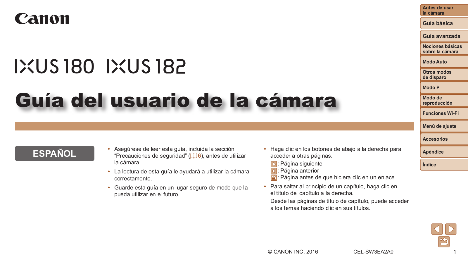 Canon IXUS 180 User Manual