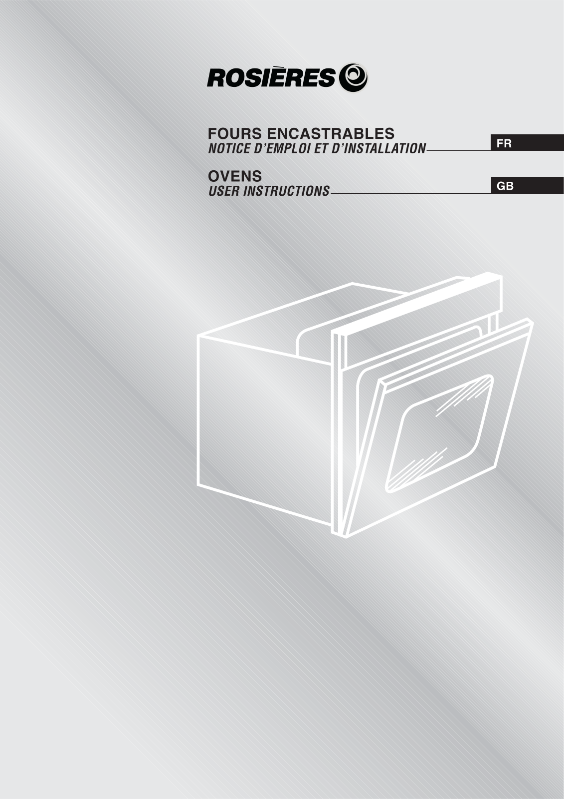 ROSIERES RF3313IN, RF3313PN, RF3313RB User Manual