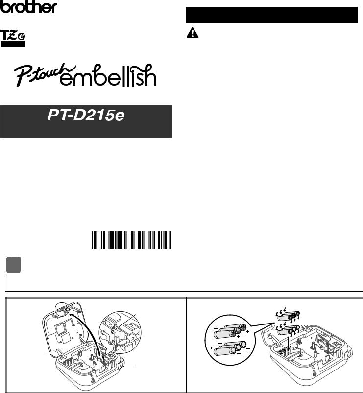 Brother PT-D215E User Manual