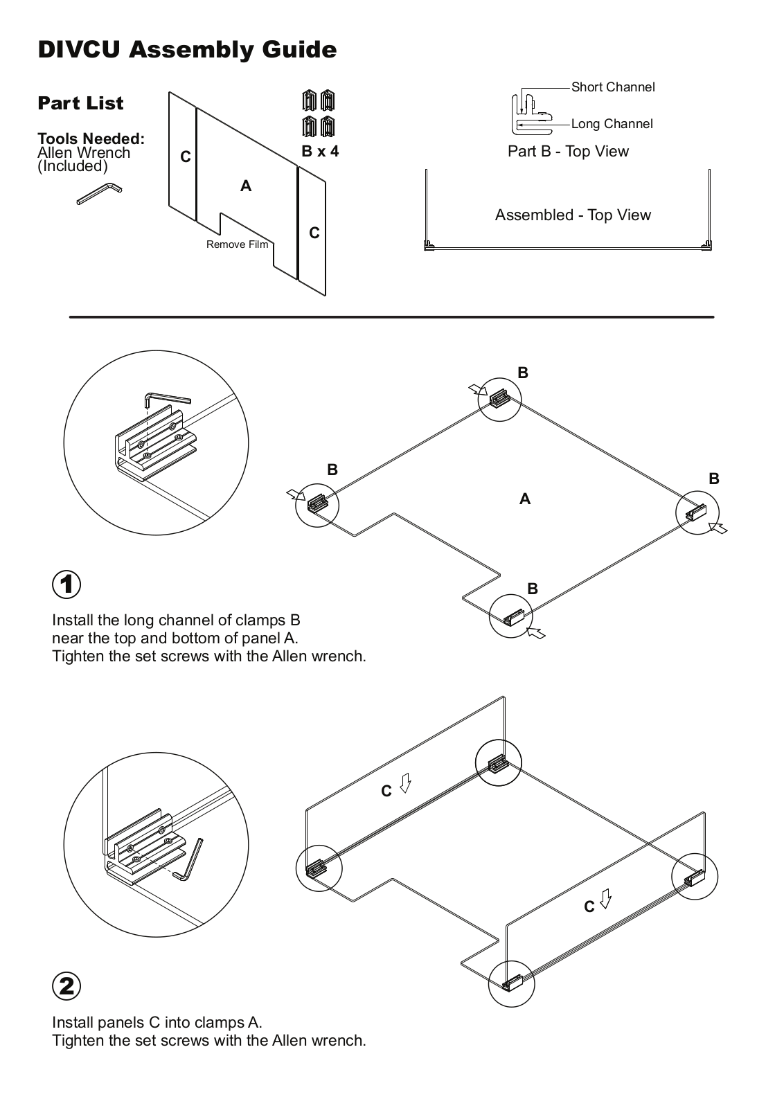 Luxor DIVCU Assembly Guide - ManualMachine.com