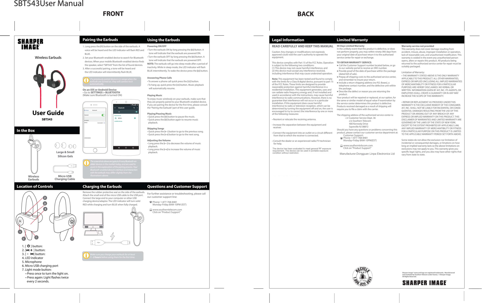 Linpa Technology LBS74 User Manual