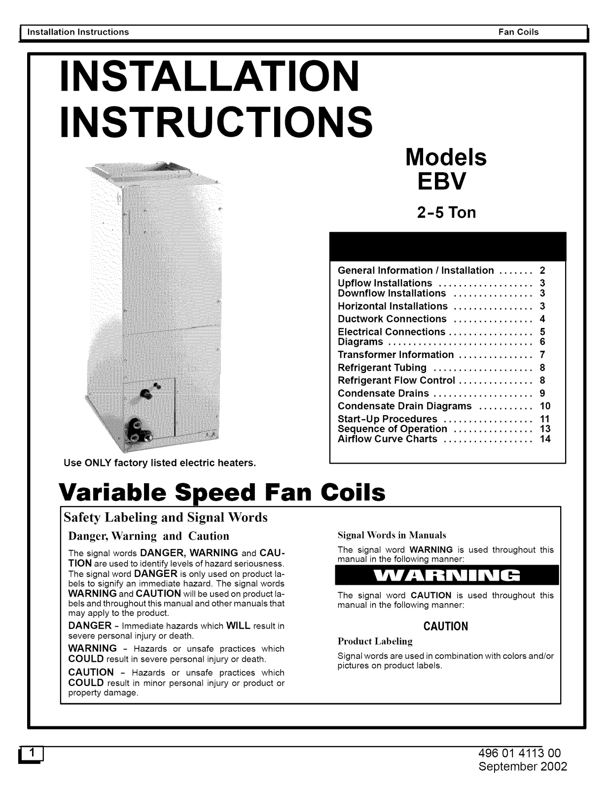 ICP EBV2400A2, EBV3600A2, EBV4800A2, EBV6000A2 Installation Guide - ManualMachine.com