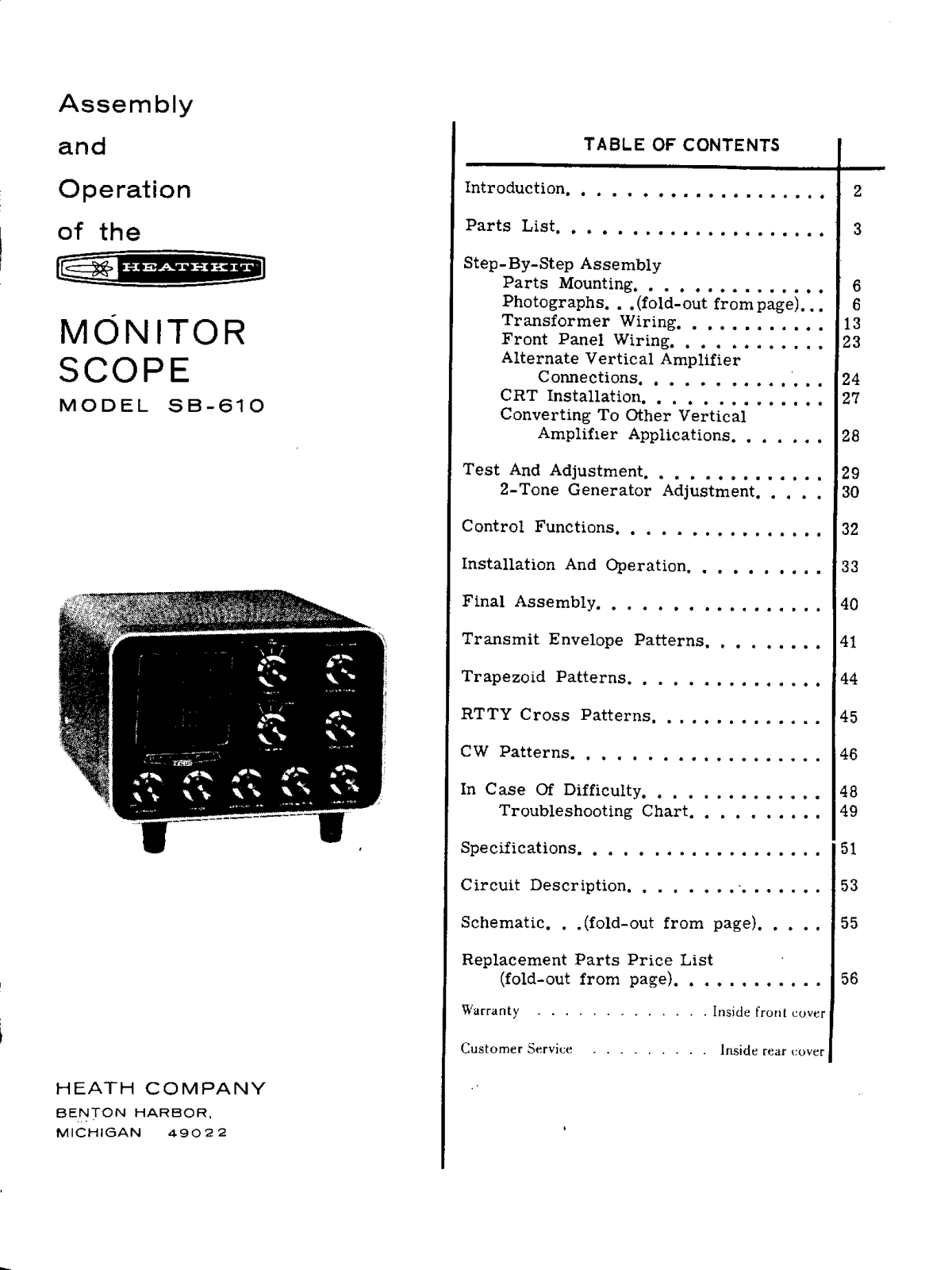 Heathkit sb 610 schematic