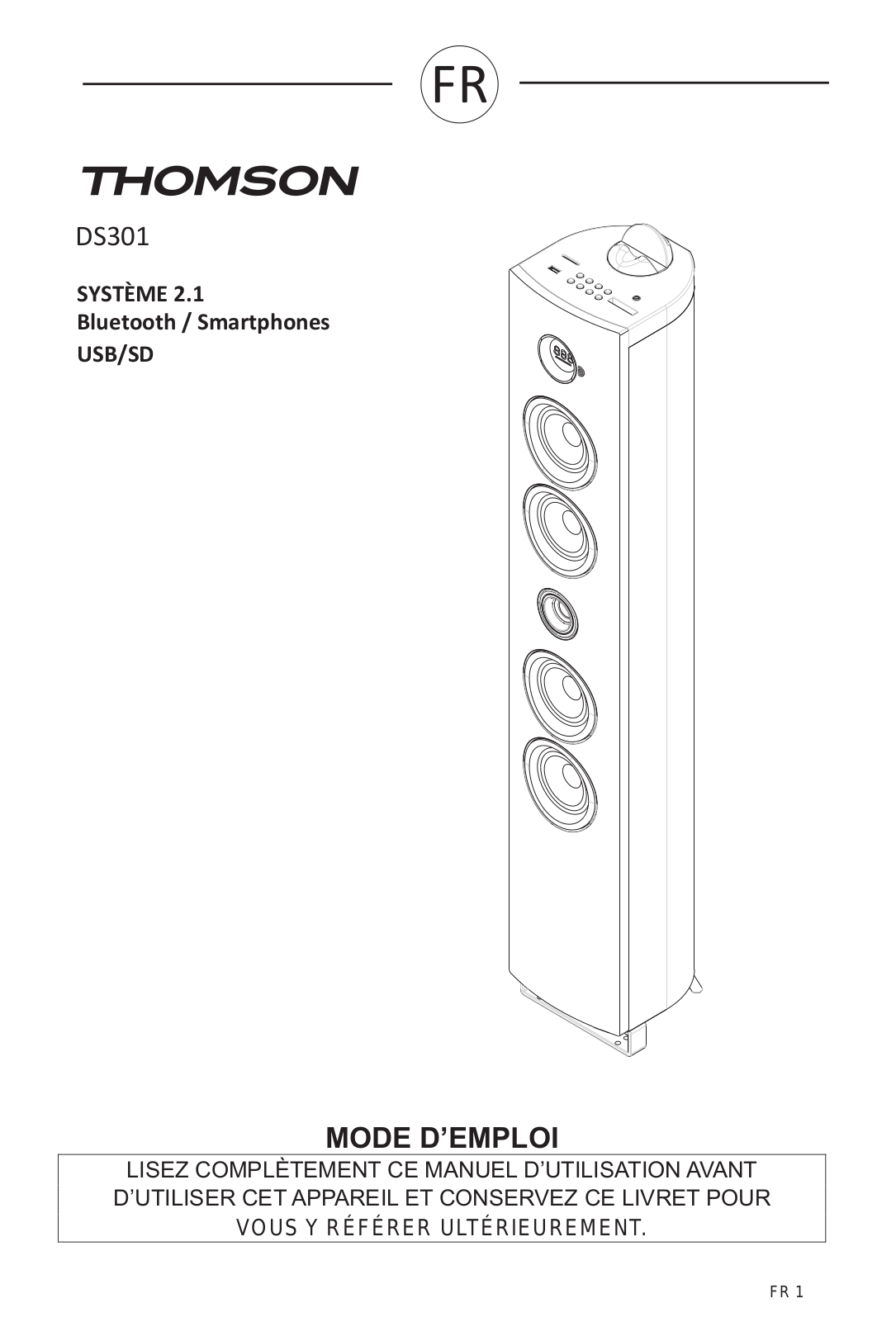 Thomson DS301 operation manual