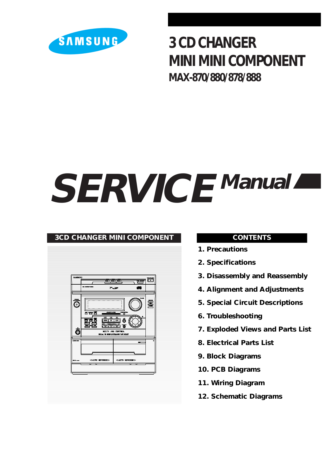 SAMSUNG MAX870TC Service Manual