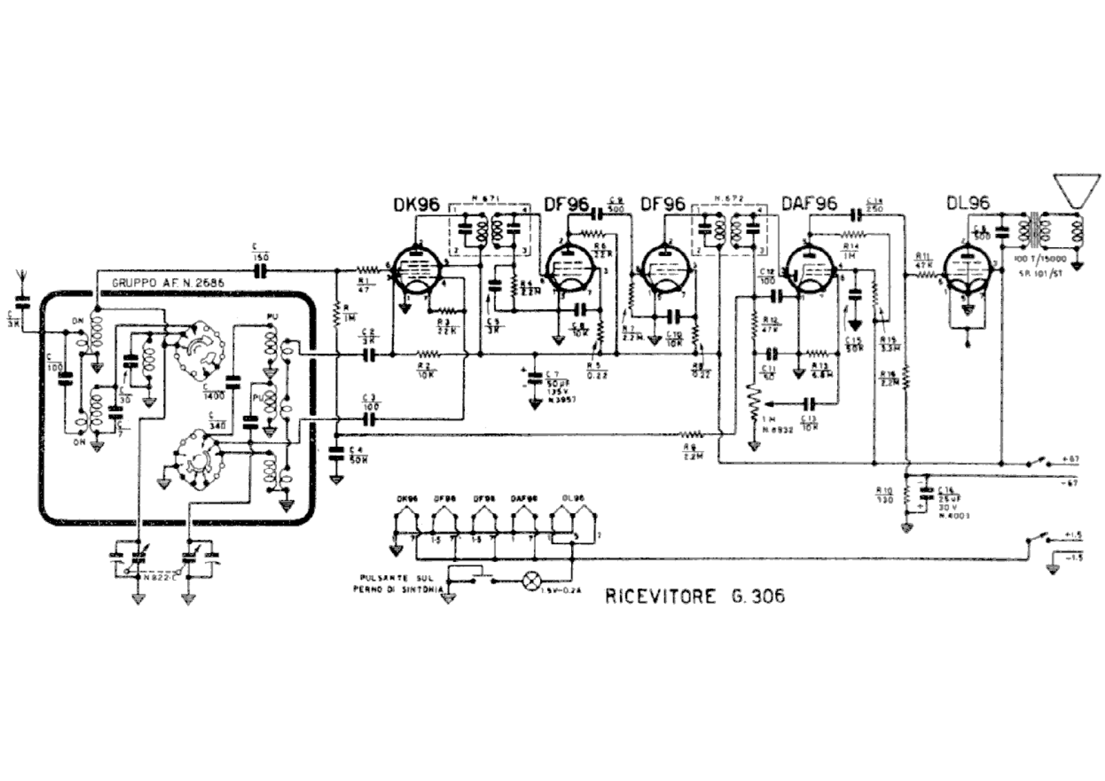 Geloso g306 schematic