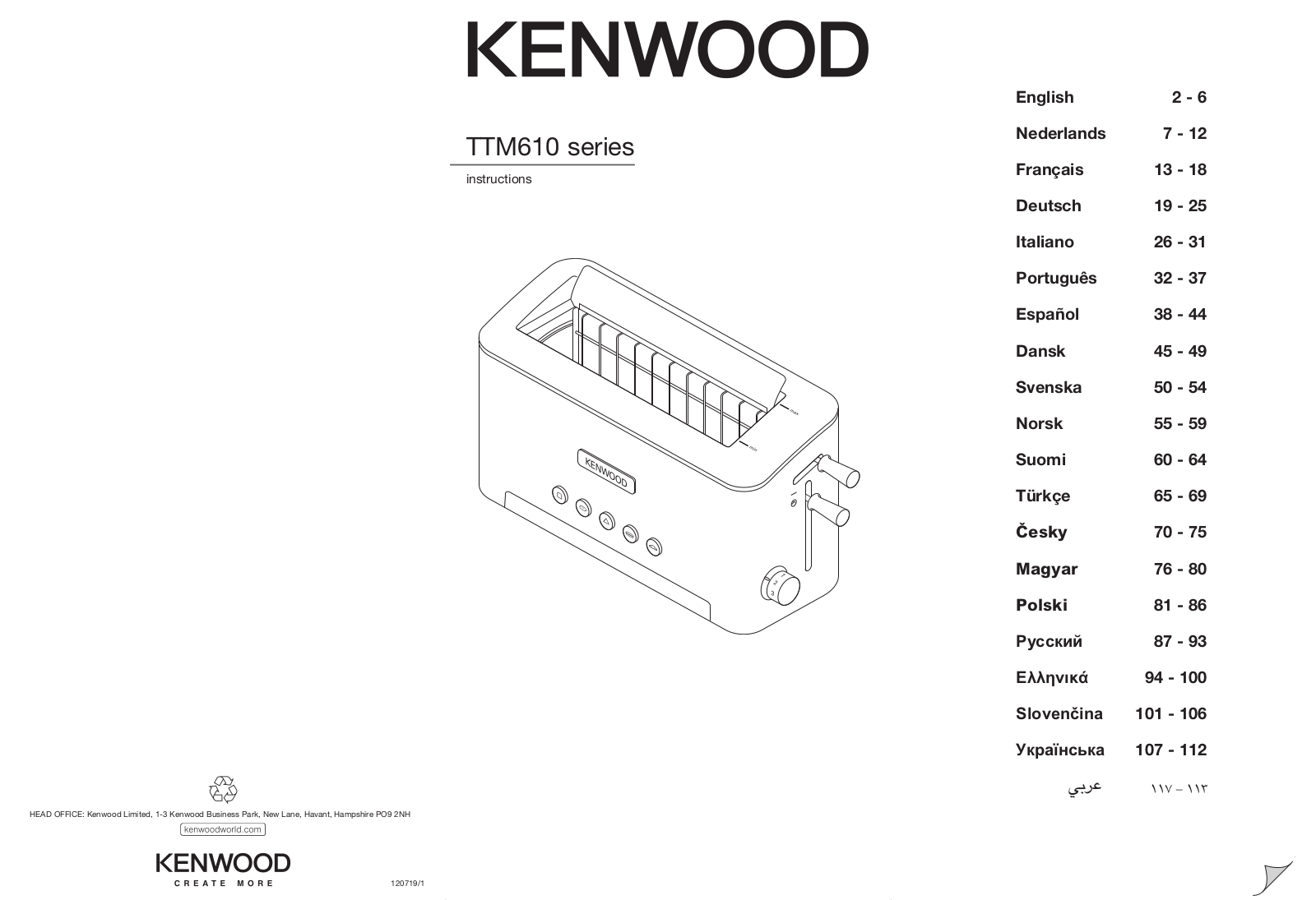 KENWOOD TTM610 User Manual