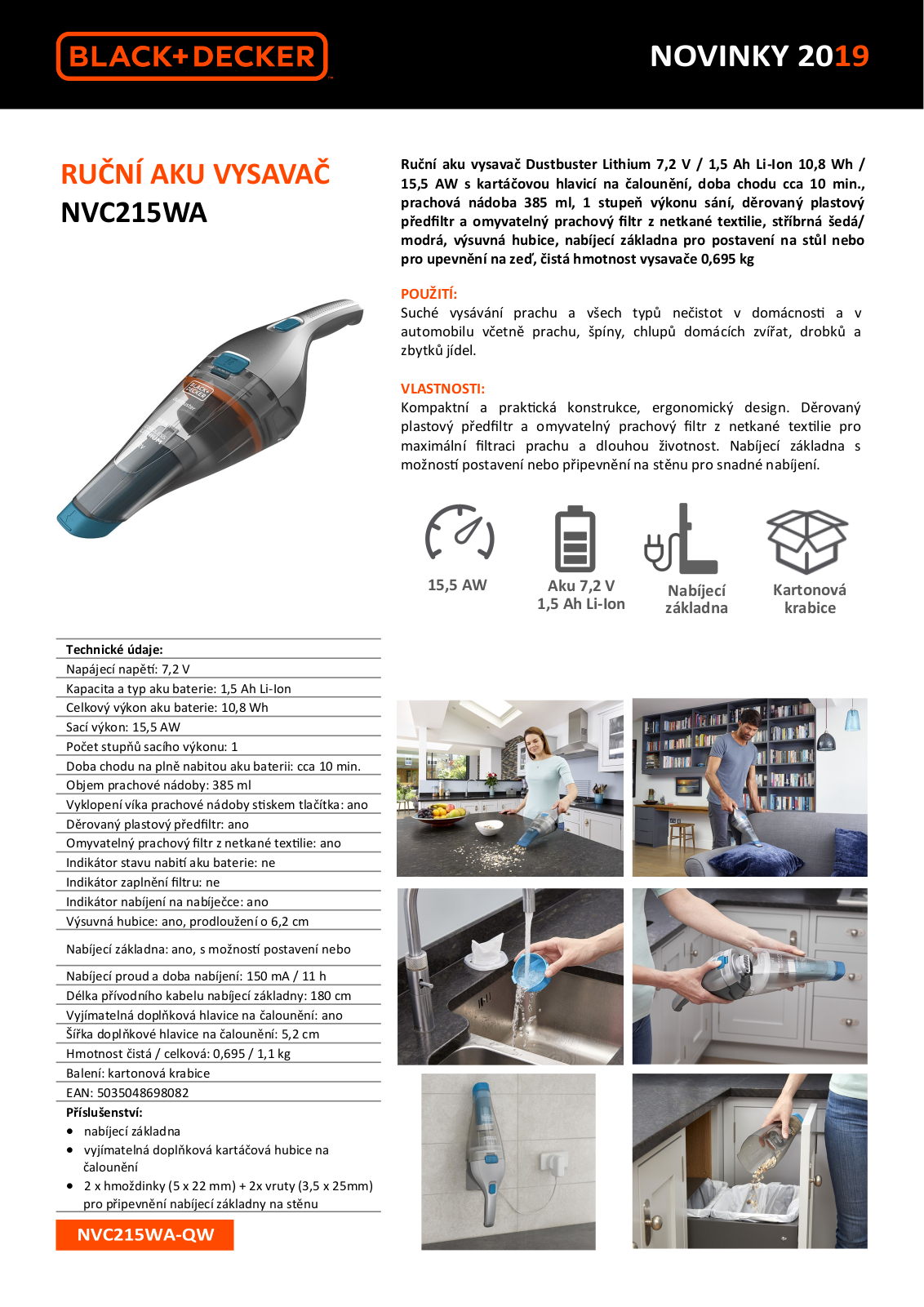 Black-Decker NVC215WA User Manual