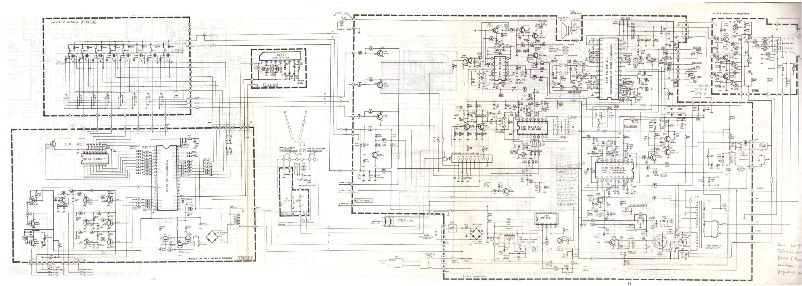 Toshiba TVC-100 Schematic