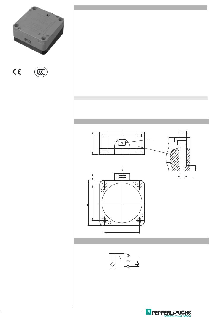 Pepperl Fuchs NJ50-FP-E2-P1 Data Sheet