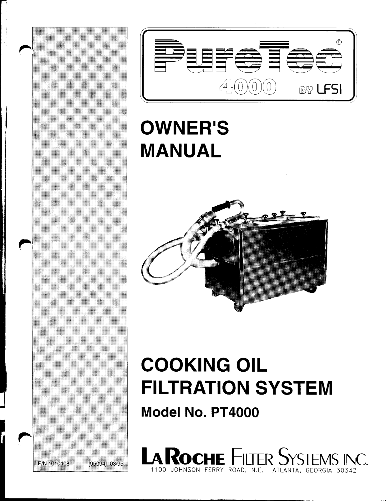 Antunes PT4000 Installation Manual