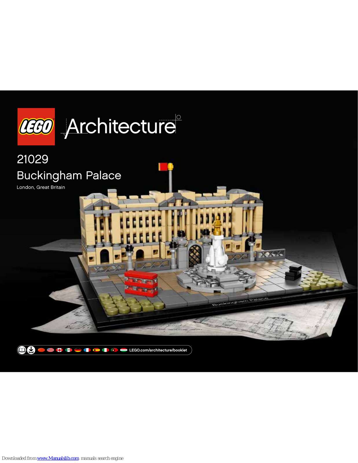 LEGO ARCHITECTURE 21029 BUCKINGHAM PALACE Building Instructions