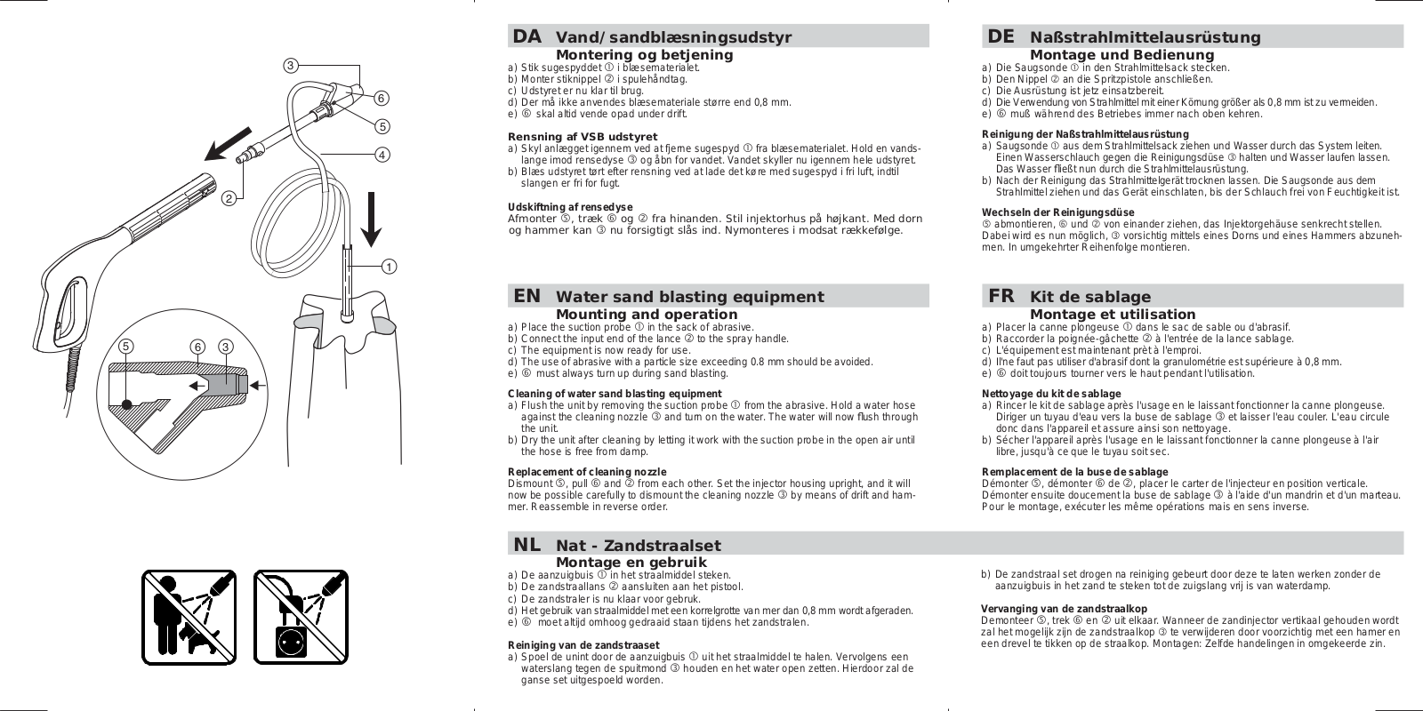 Nilfisk 6410891 Instruction manual