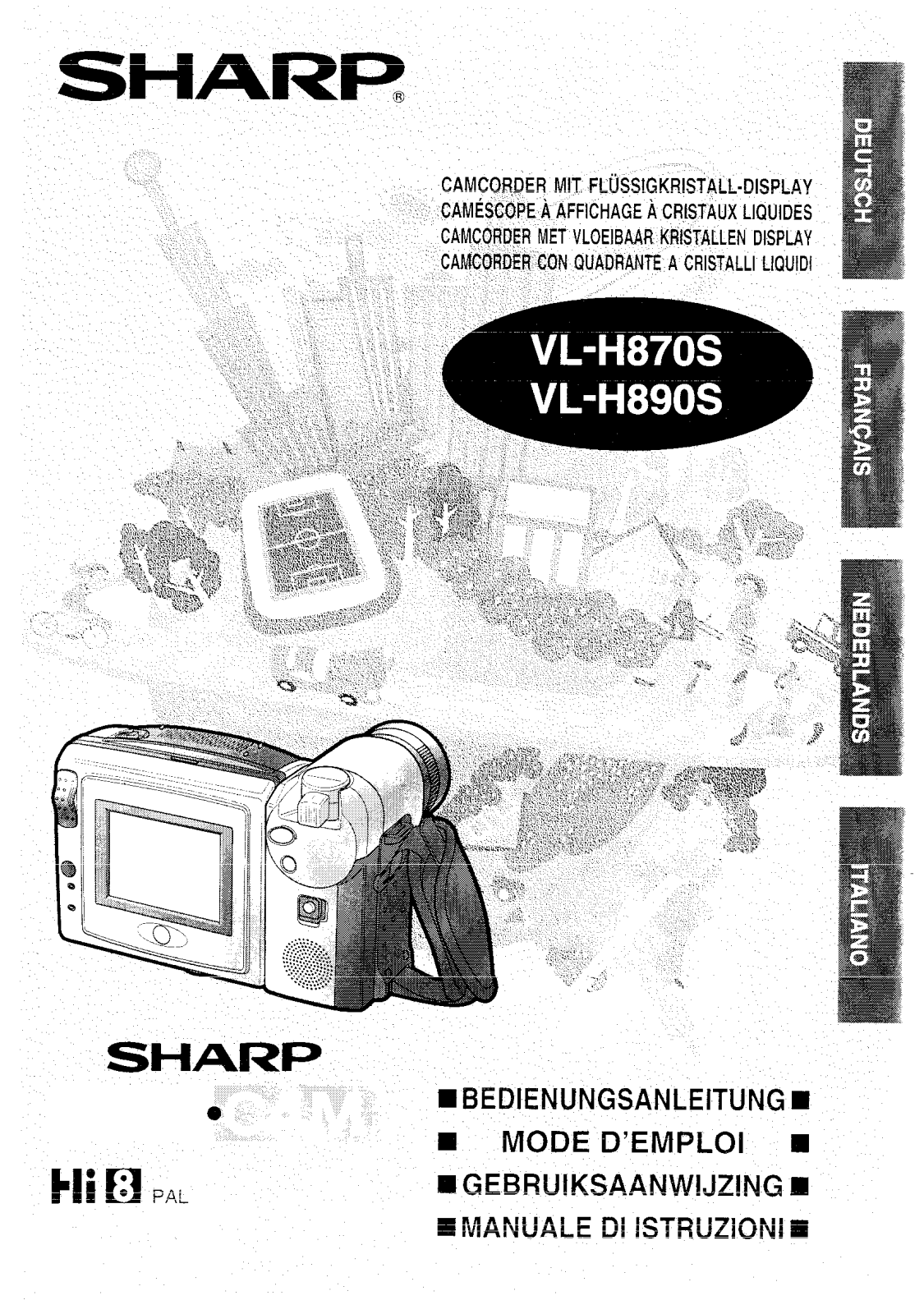 Sharp VL-H870S, VL-H890S User Manual