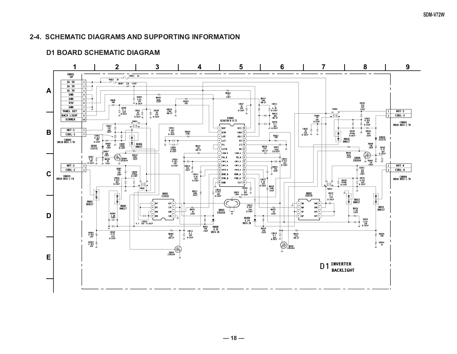 Inverter LCD OZ967 Schematic