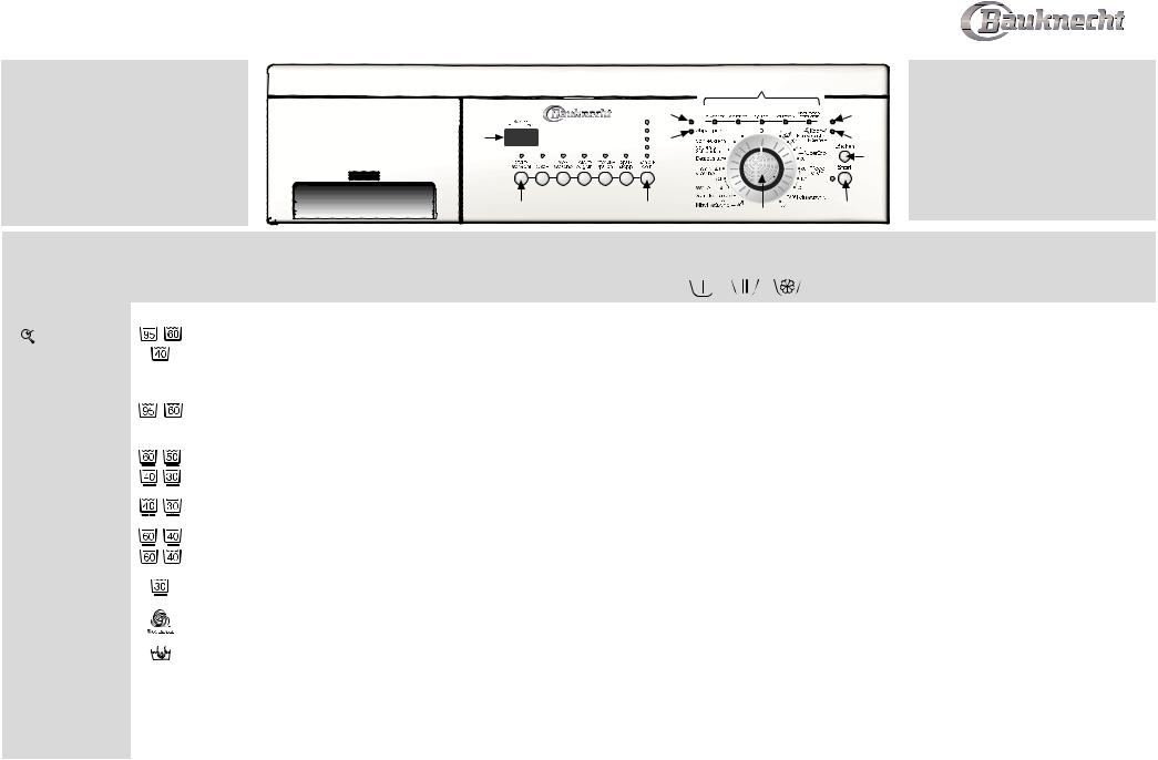 Whirlpool WA STAR 55 EX INSTRUCTION FOR USE