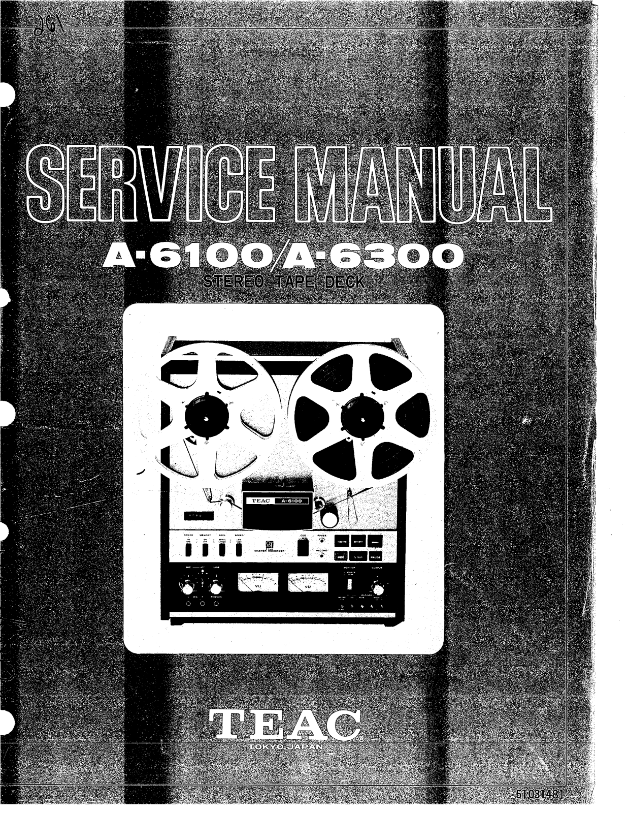 TEAC A-6100, A-6300 Service manual