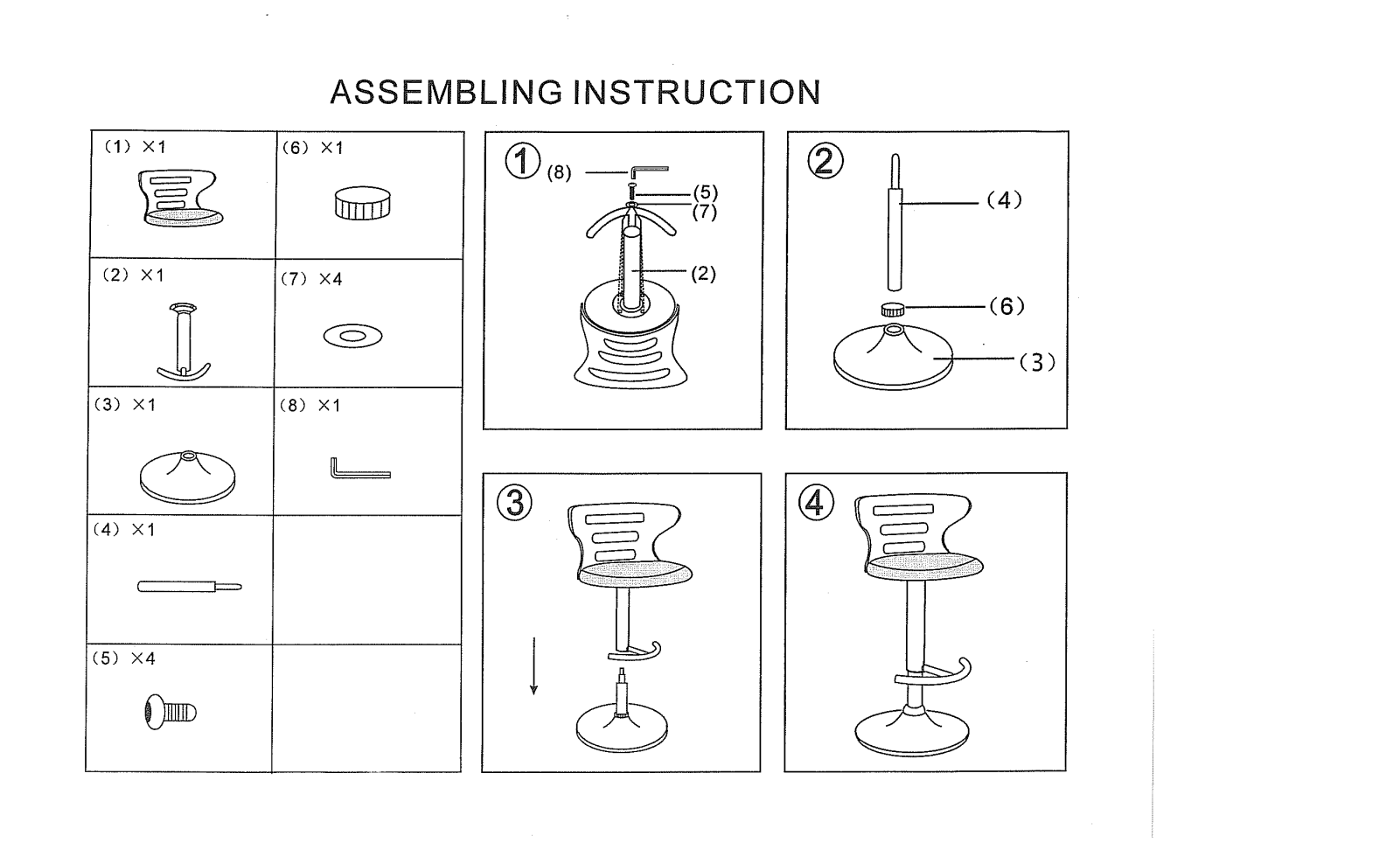 George Oliver WDLN2575 Assembling Instruction - ManualMachine.com