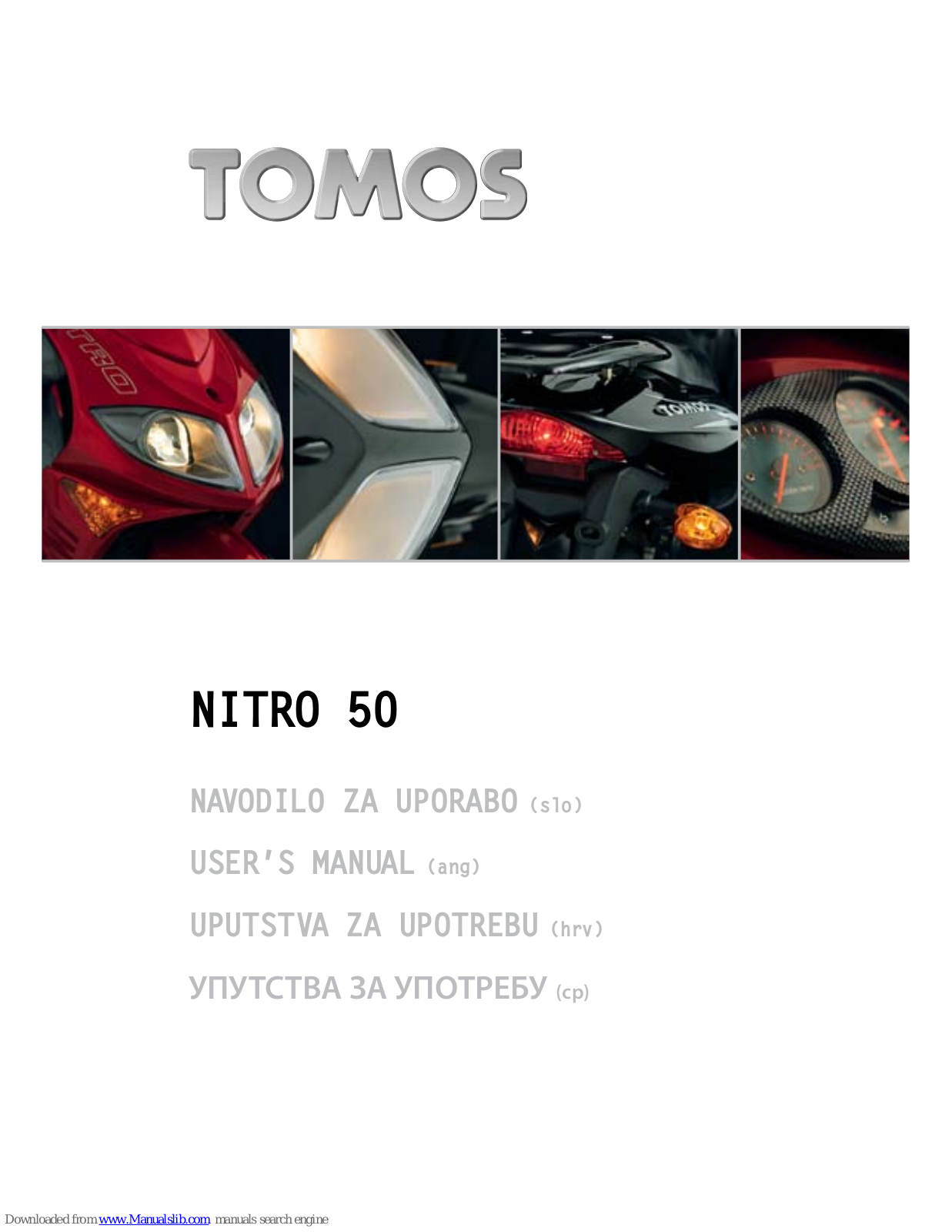 Tomos NITRO 50 User Manual