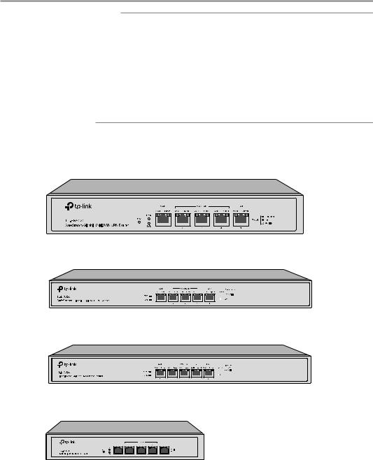 TP-Link TL-ER6020, TL-R480T+, TL-ER5120, TL-ER6120 Installation Guide