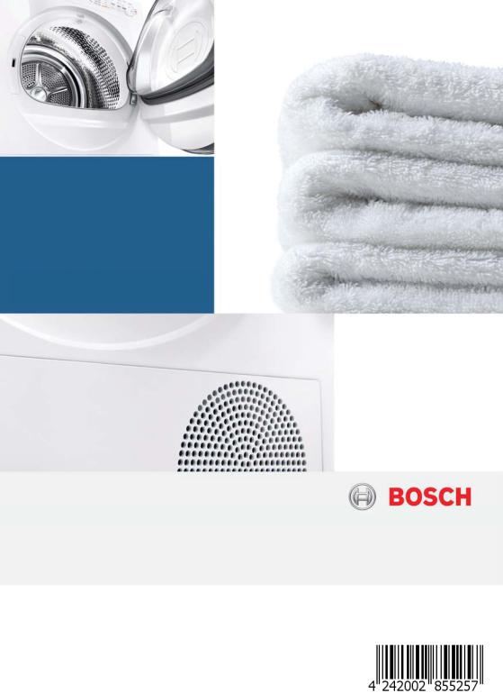 Bosch WTH85200BY User Manual