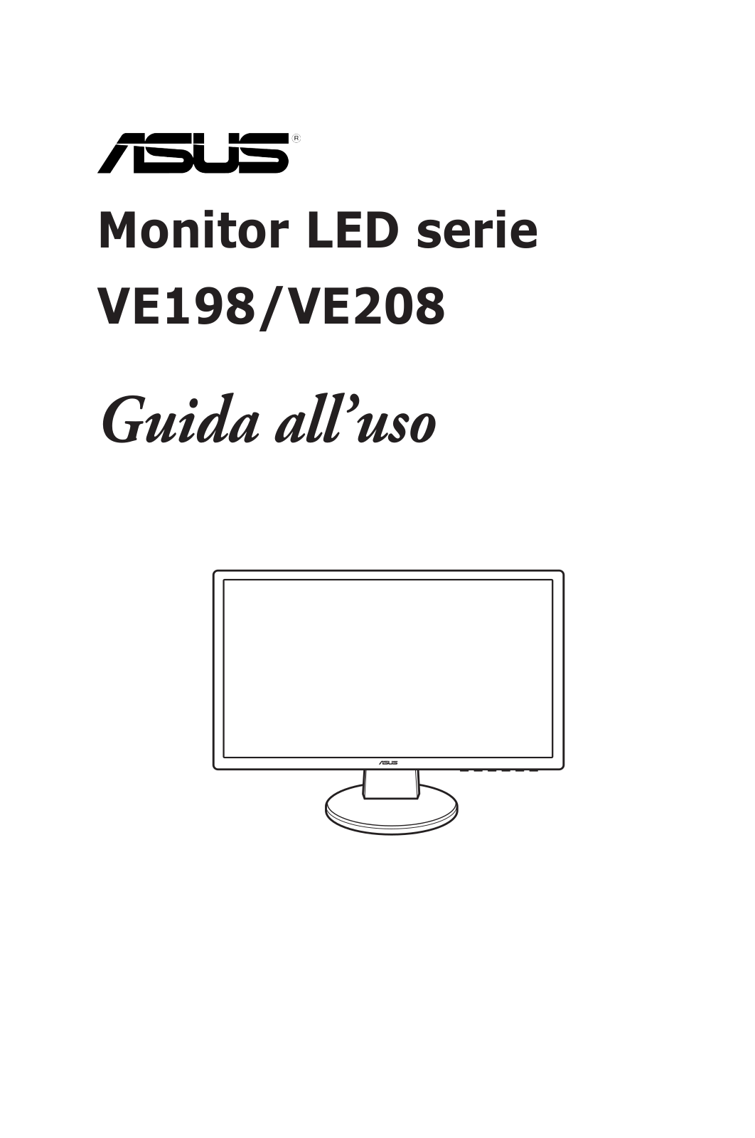 Asus VE208S, VE208D, VE198T, VE208N, VE198S User Manual