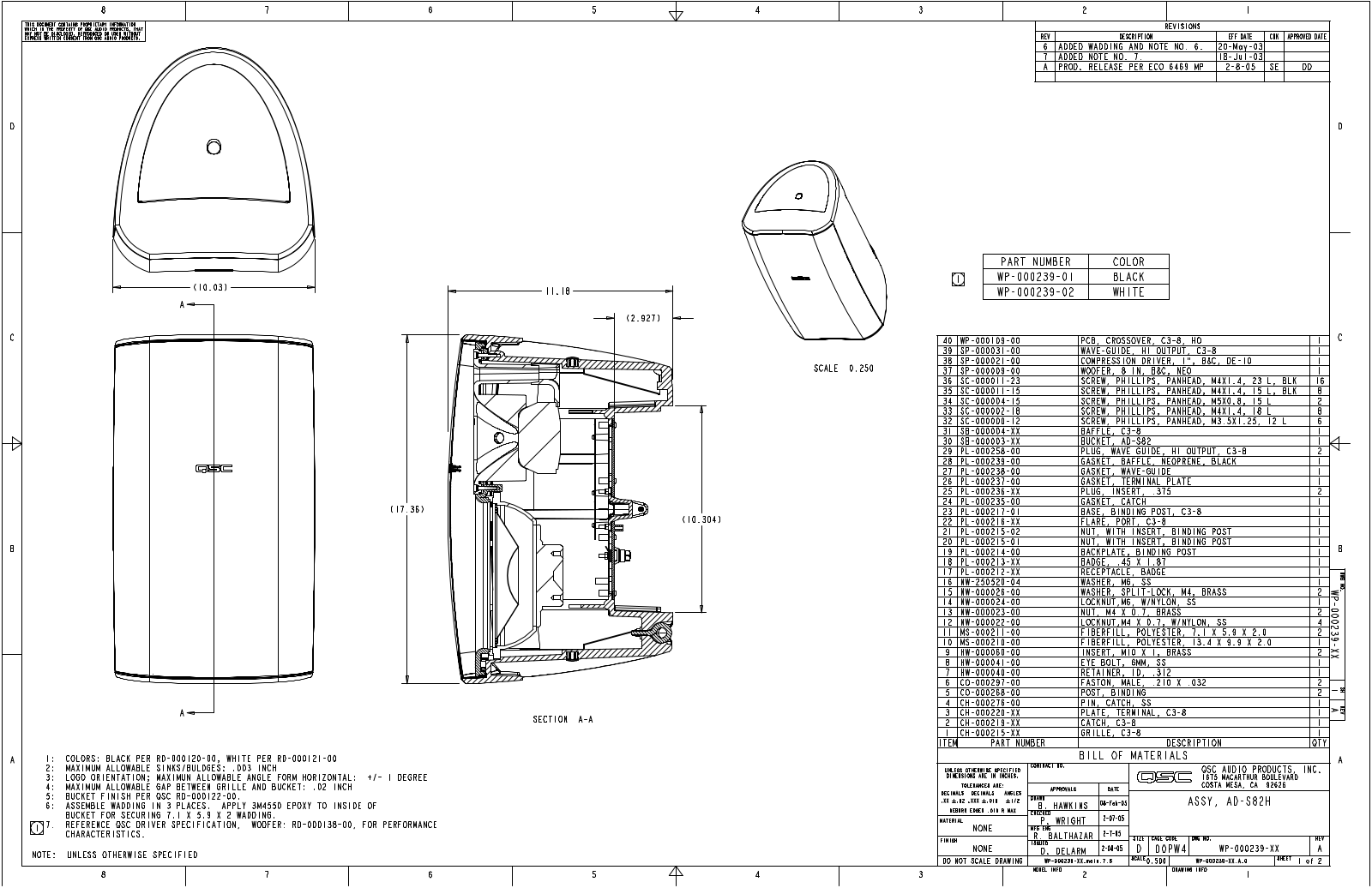 QSC ad s82h schematic