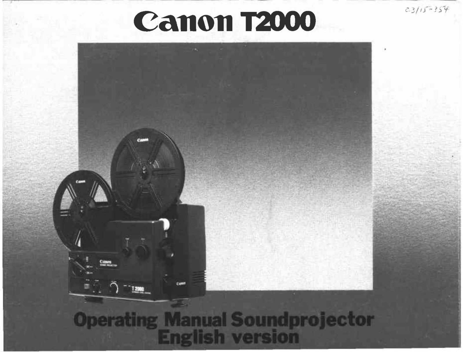 Canon T2000 User Manual