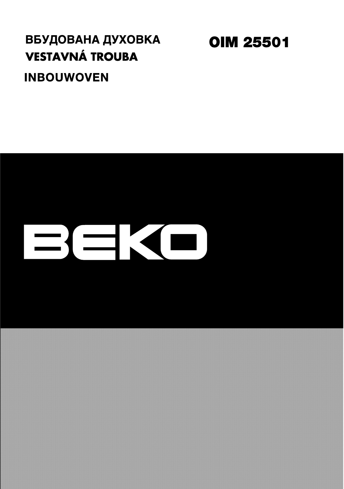 Beko OIM 25501 Manual