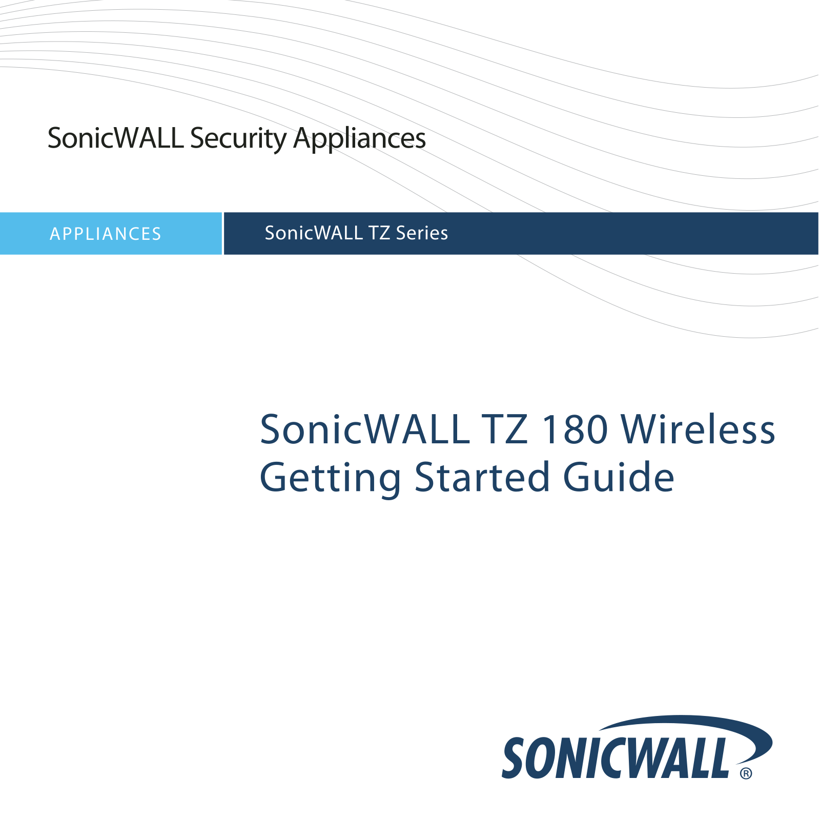 SonicWALL TZ 180 User Manual