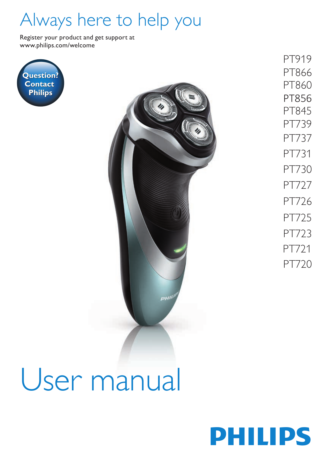 Philips PT856/26 user manual - ManualMachine.com