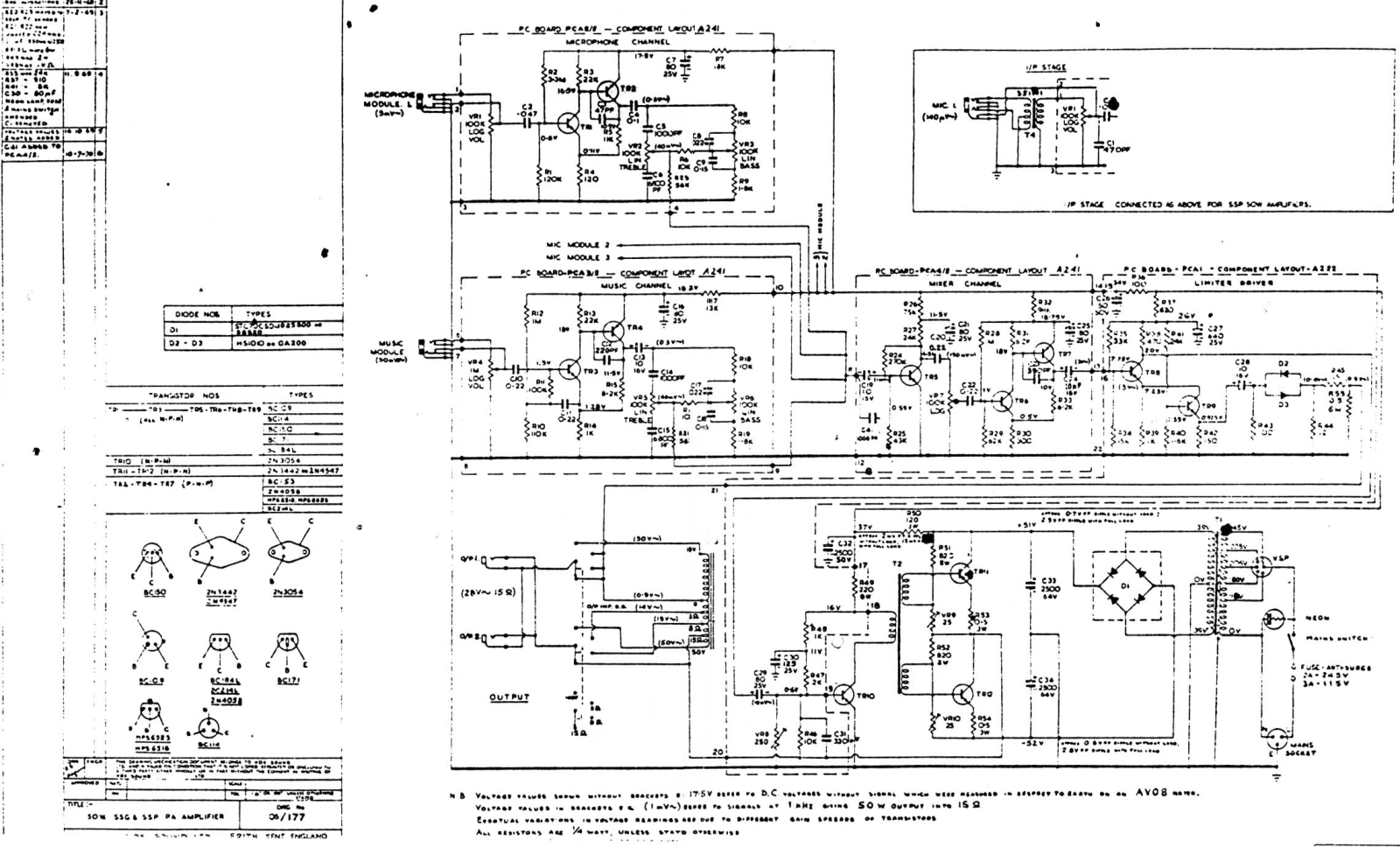 Vox sspa50 schematic