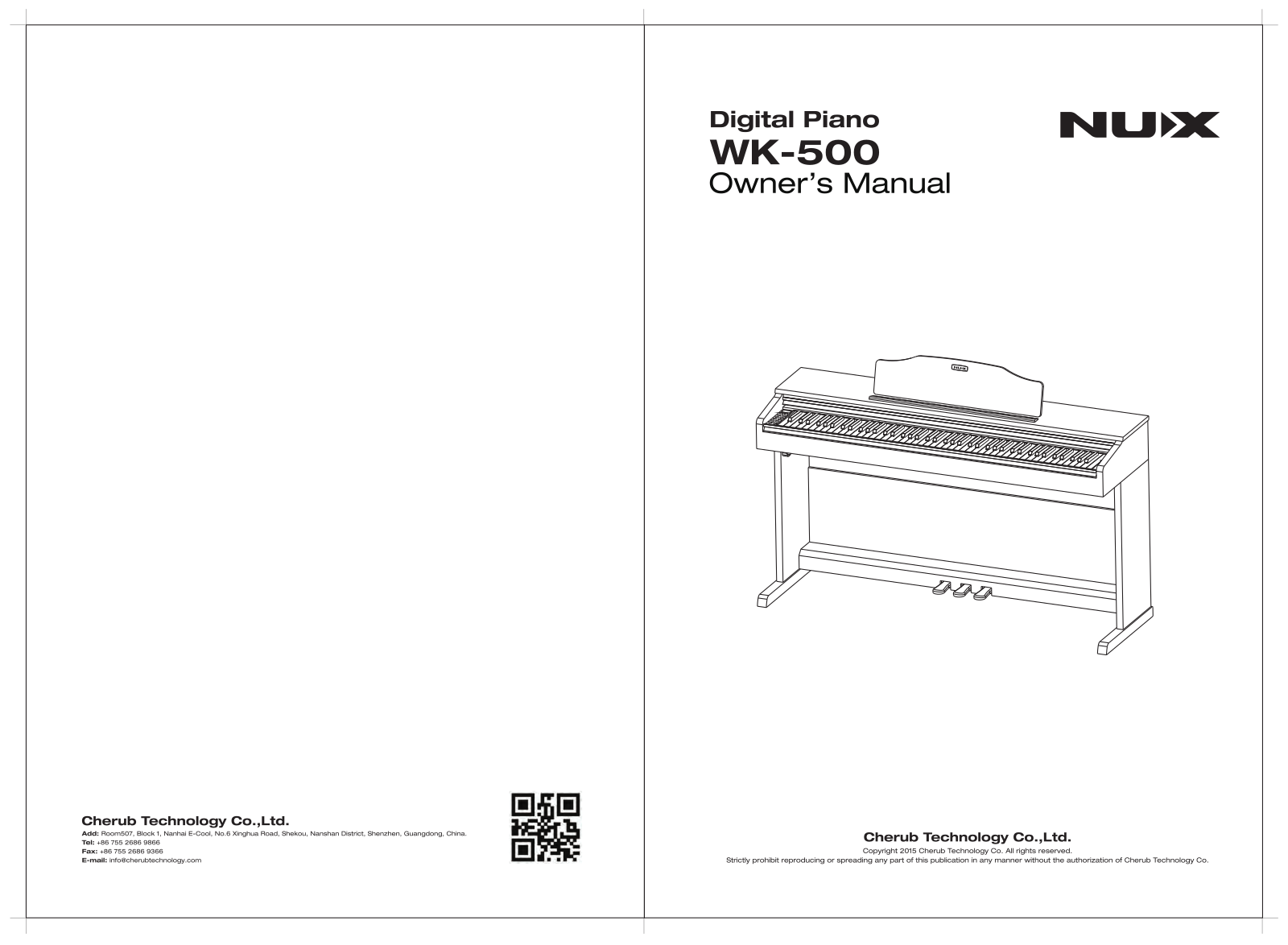 nux WK-500 Owner's Manual