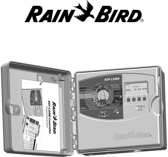 RAIN BIRD ESP-LXME Operating Instructions