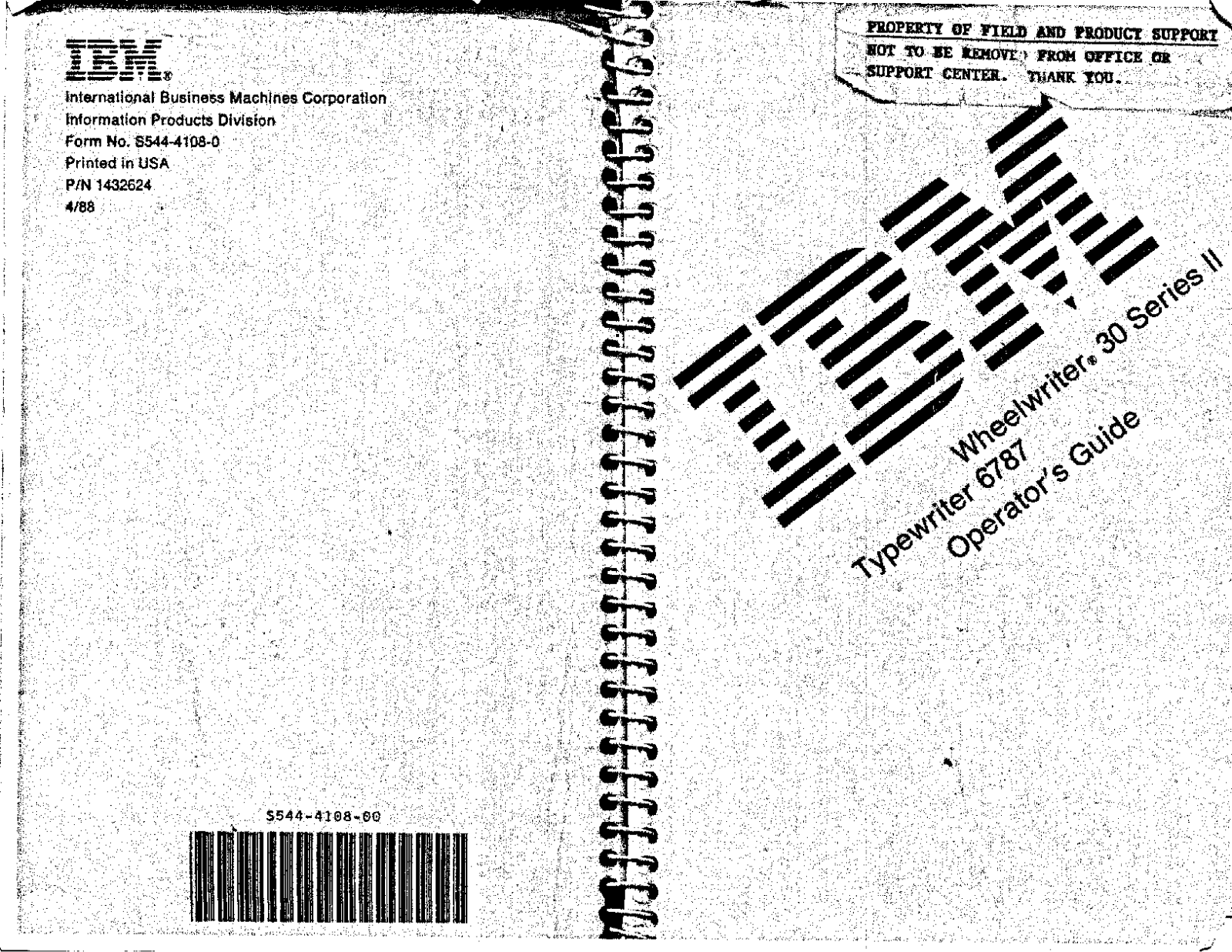 IBM 6787 User Manual