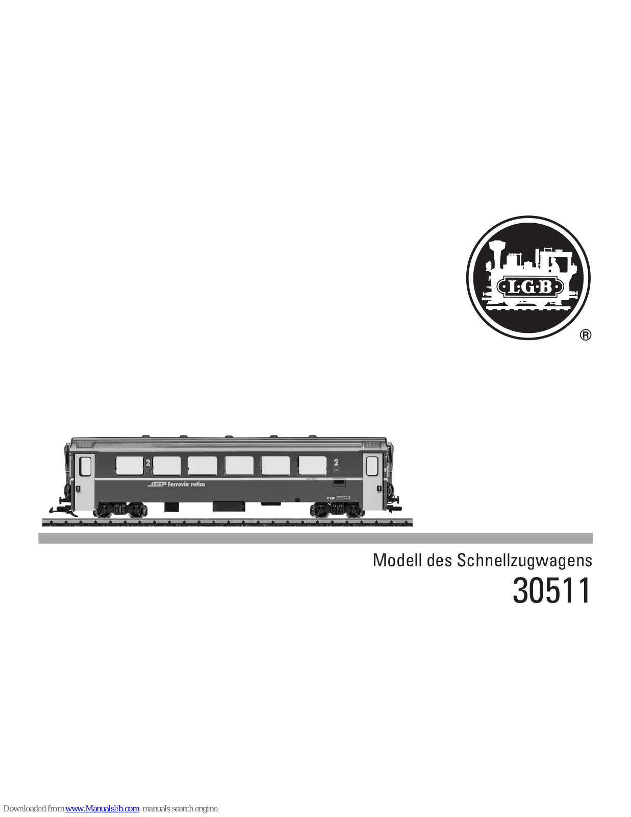 LGB 30511, 35513 Instruction Manual - ManualMachine.com