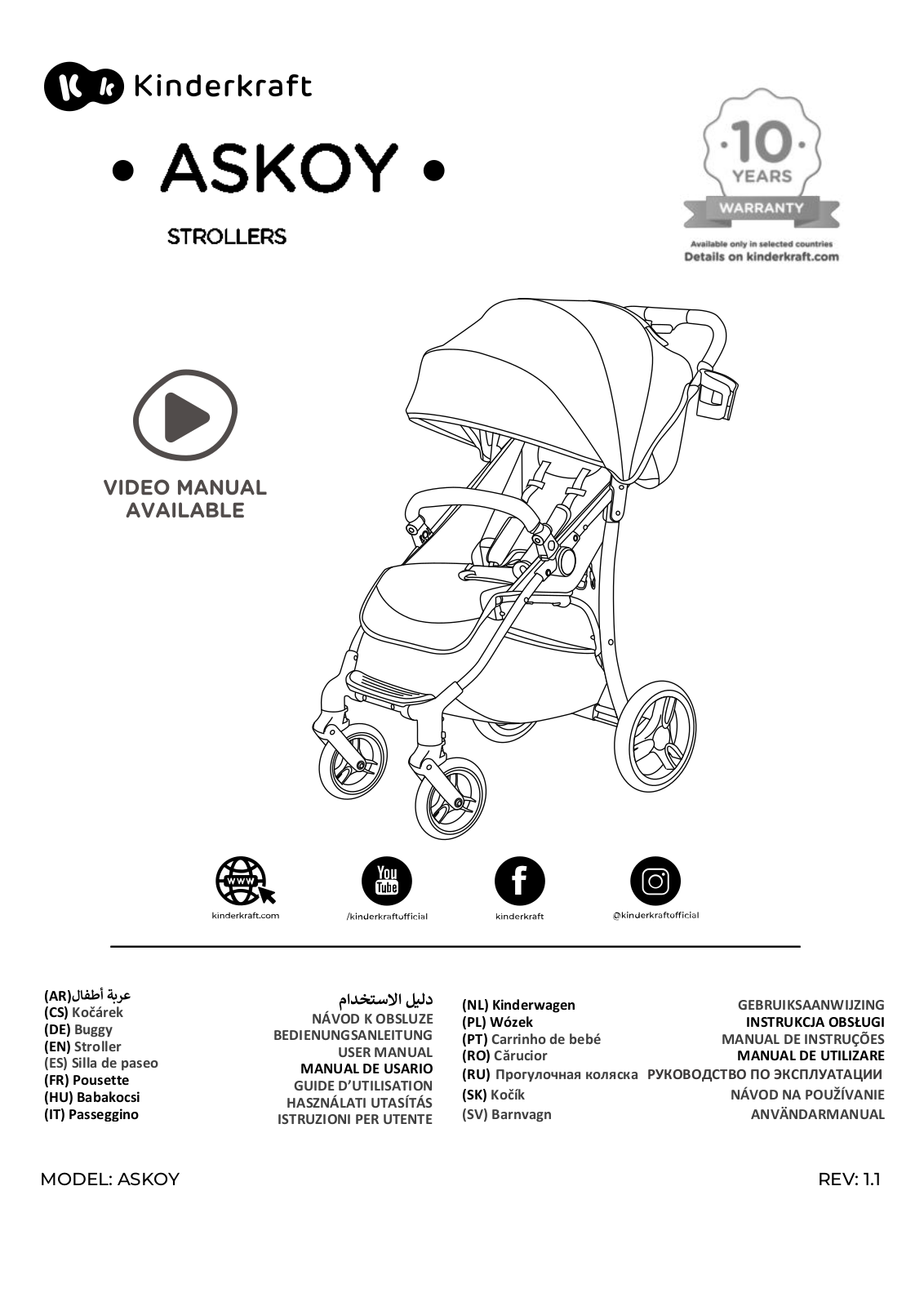 Kinderkraft Askoy User guide - ManualMachine.com