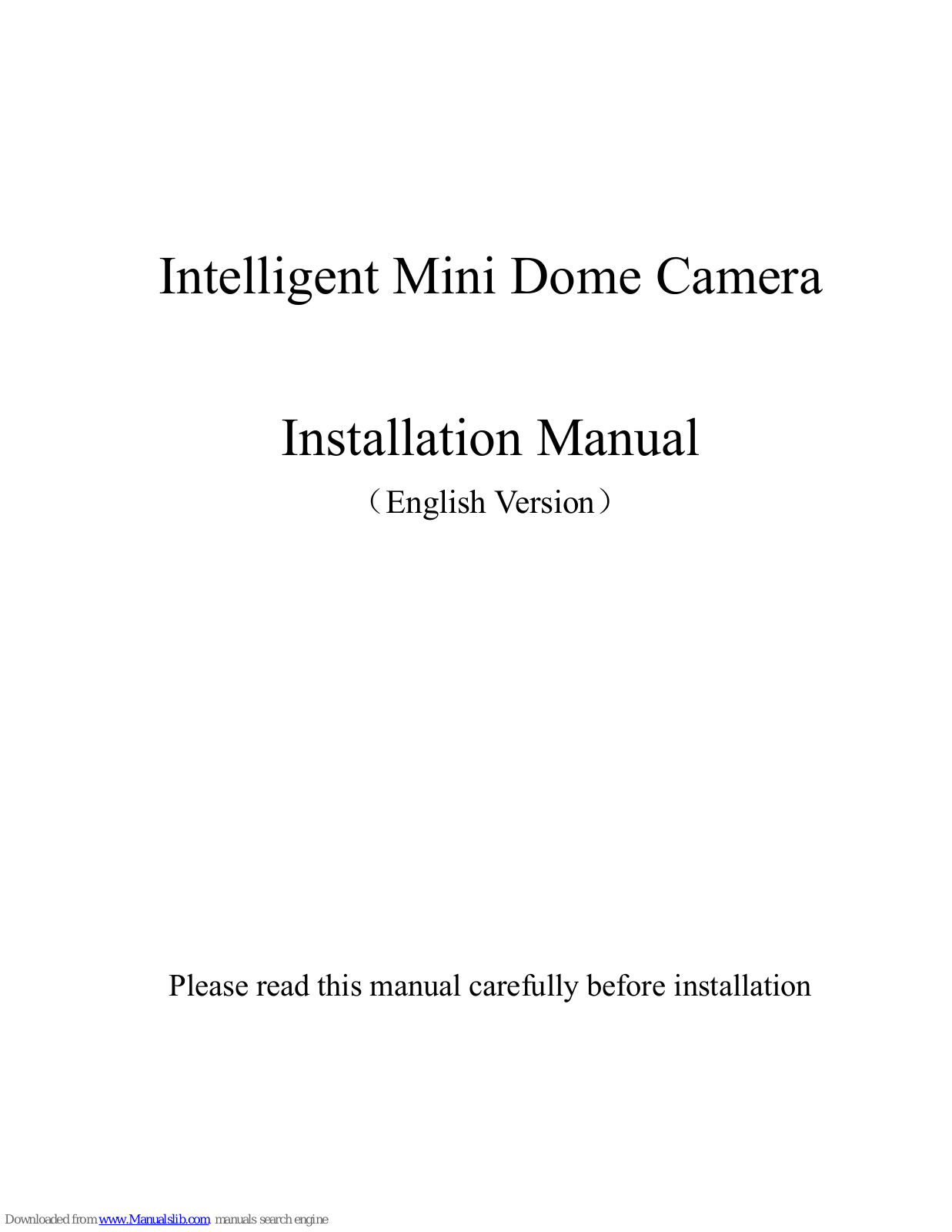 Sony JE300 Installation Manual