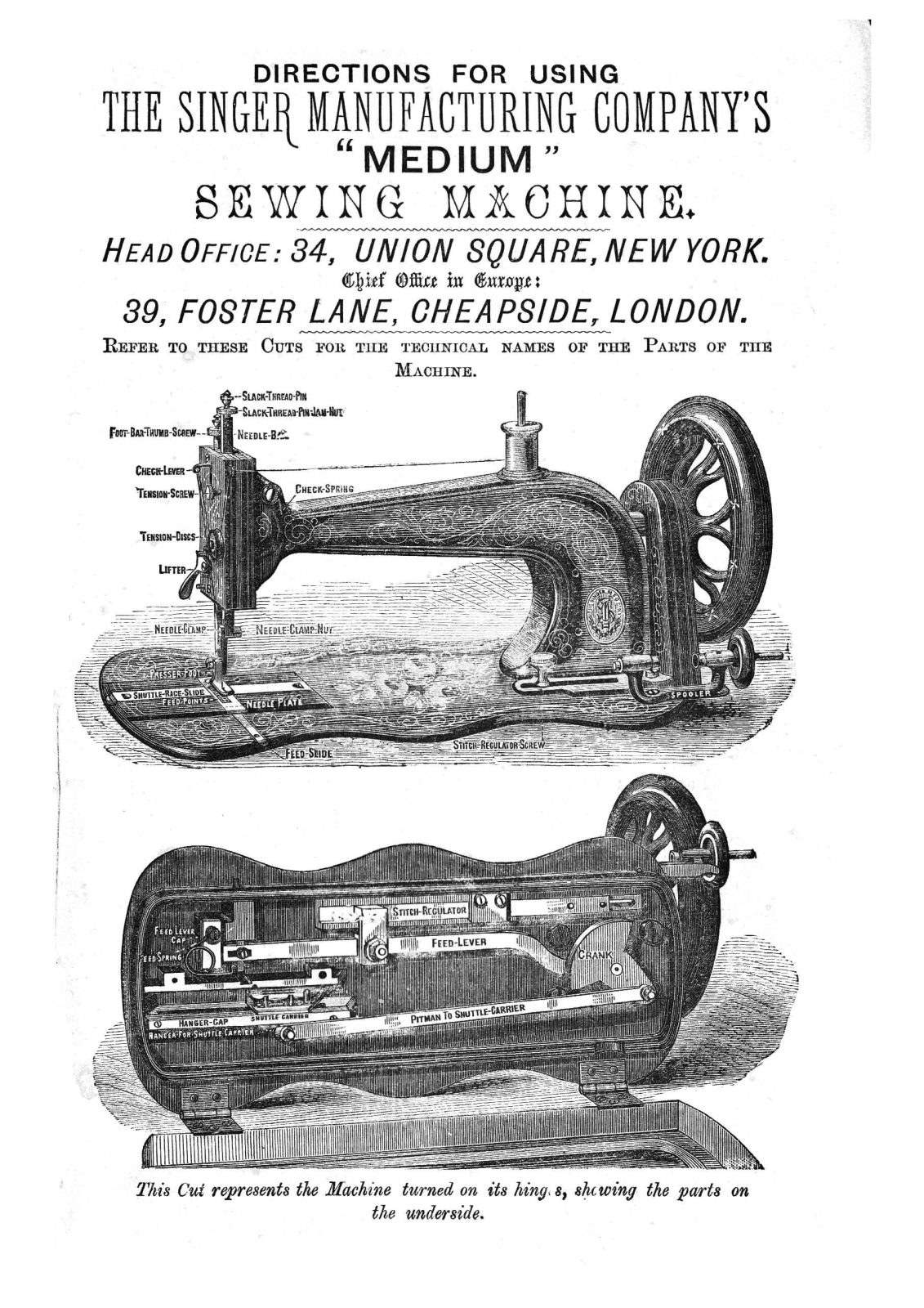 Singer 13k User Manual